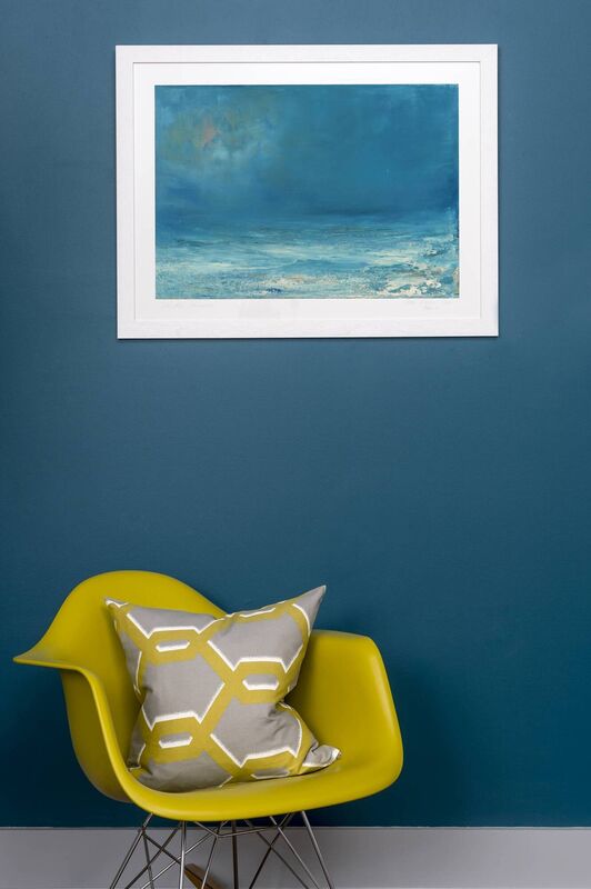 'All at sea' by Cora Murphy in an interiors setting.