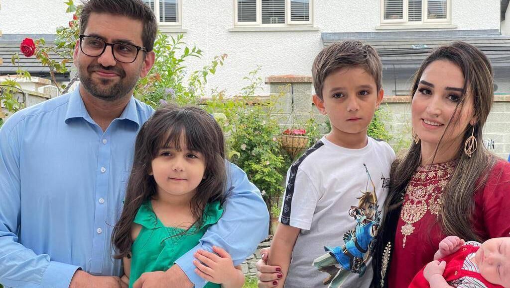 Abdullah and Fatima Afghan said their children were hungry and upset.