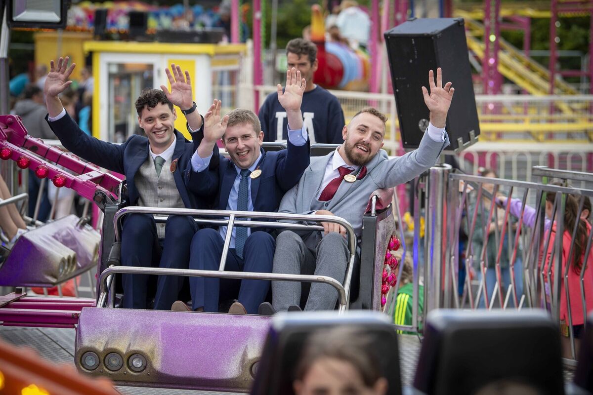 Rose escorts Cian Rohan, Caleb Cafolla and James McLaughlin Rose escorts Cian Rohan, Caleb Cafolla and James McLaughlin