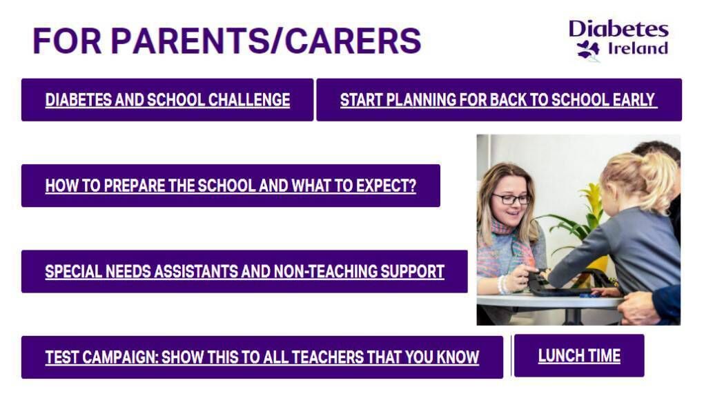 Diabetes Ireland offers easy to follow answers to all the key questions that parents and carers ask about diabetes.