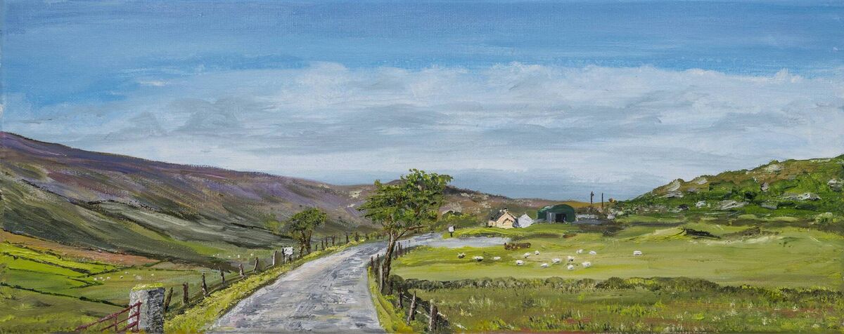 Top of Coom, oil on canvas by Aidan Coffey