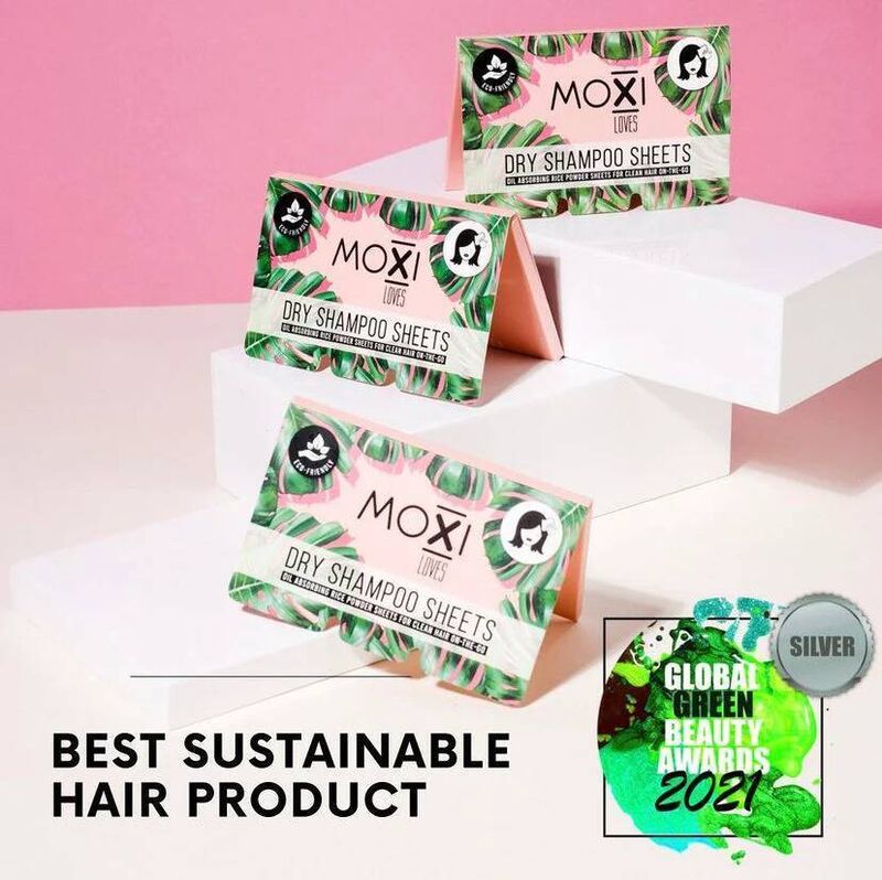 The brainchild of Pamela Laird, former Irish contestant on The Apprentice, Moxi Loves won an award recently for the best sustainable hair product, dry shampoo sheets. The brainchild of Pamela Laird, former Irish contestant on The Apprentice, Moxi Loves won an award recently for the best sustainable hair product, dry shampoo sheets.