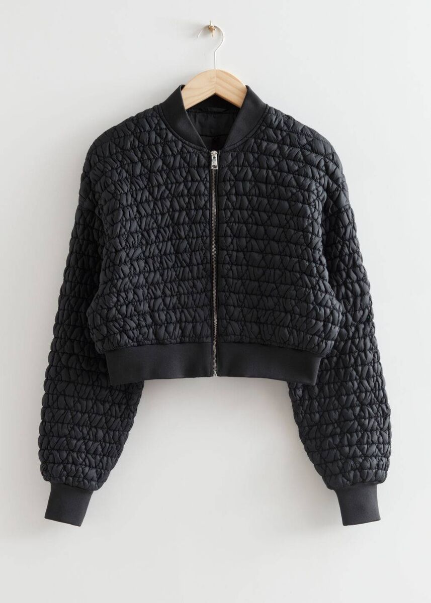 Quilted Boxy Jacket, €129, & Other Stories Quilted Boxy Jacket, €129, & Other Stories