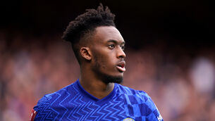 <p>A loan move to Germany appears to be in the offing for Chelsea’s Callum Hudson-Odoi (Adam Davy/PA)</p>