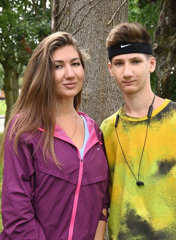 Karina and her son Artiom: Karina had to turn down the offer of a job in Cork City, while Artiom was forced to leave the school he loved in Bishopstown. Picture Denis Minihane Karina and her son Artiom: Karina had to turn down the offer of a job in Cork City, while Artiom was forced to leave the school he loved in Bishopstown. Picture Denis Minihane