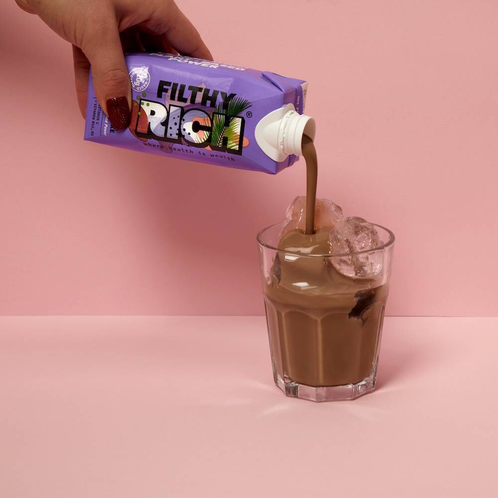 Filthy Rich drinks are full of pea protein and available in Centra and Supervalu