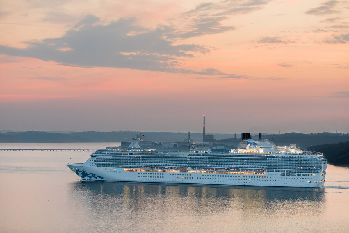 Cruise ship Island Princess Pic: David Creedon