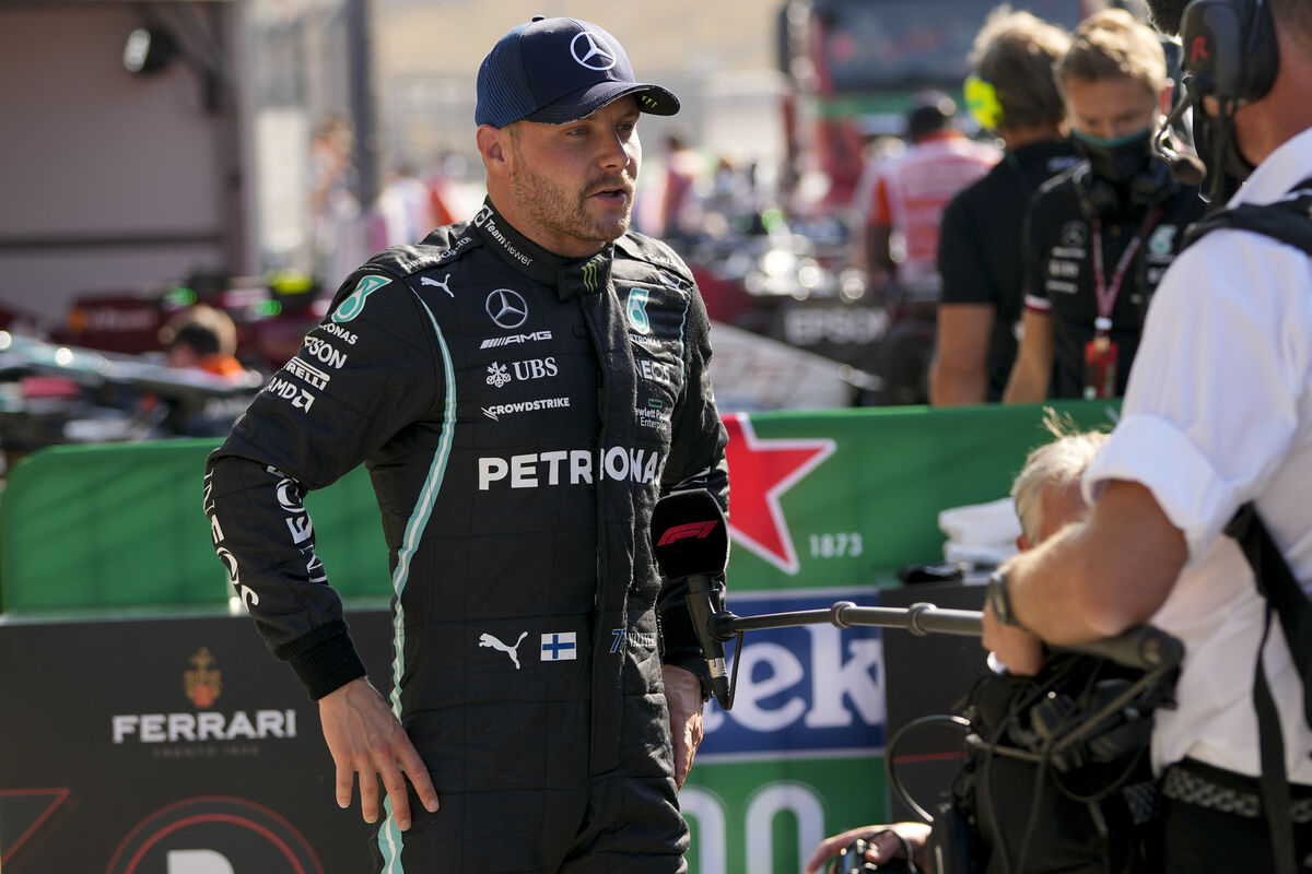 Mercedes driver Valtteri Bottas had last been seen by Netflix viewers in a painful sequence late in Season 4 when Toto Wolff casually explained over lunch why Bottas was being replaced after five years. Photo: AP/Francisco Seco