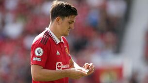 <p>NO GUARANTEES: Manchester United's captain Harry Maguire is not guaranteed a starting position. Pic: Ian Hodgson/PA Wire</p>