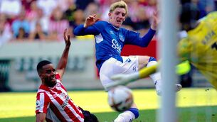 <p>POTENTIAL: Everton’s Anthony Gordon scored. Pic: John Walton/PA.</p>