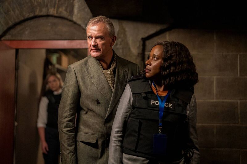 Hugh Bonneville and Franc Ashman in I Came By, on Netflix. Hugh Bonneville and Franc Ashman in I Came By, on Netflix.