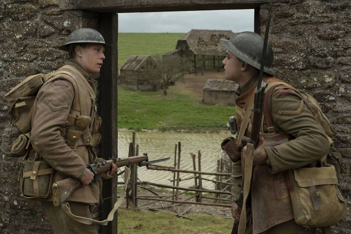 George MacKay and Dean-Charles Chapman in 1917. George MacKay and Dean-Charles Chapman in 1917.