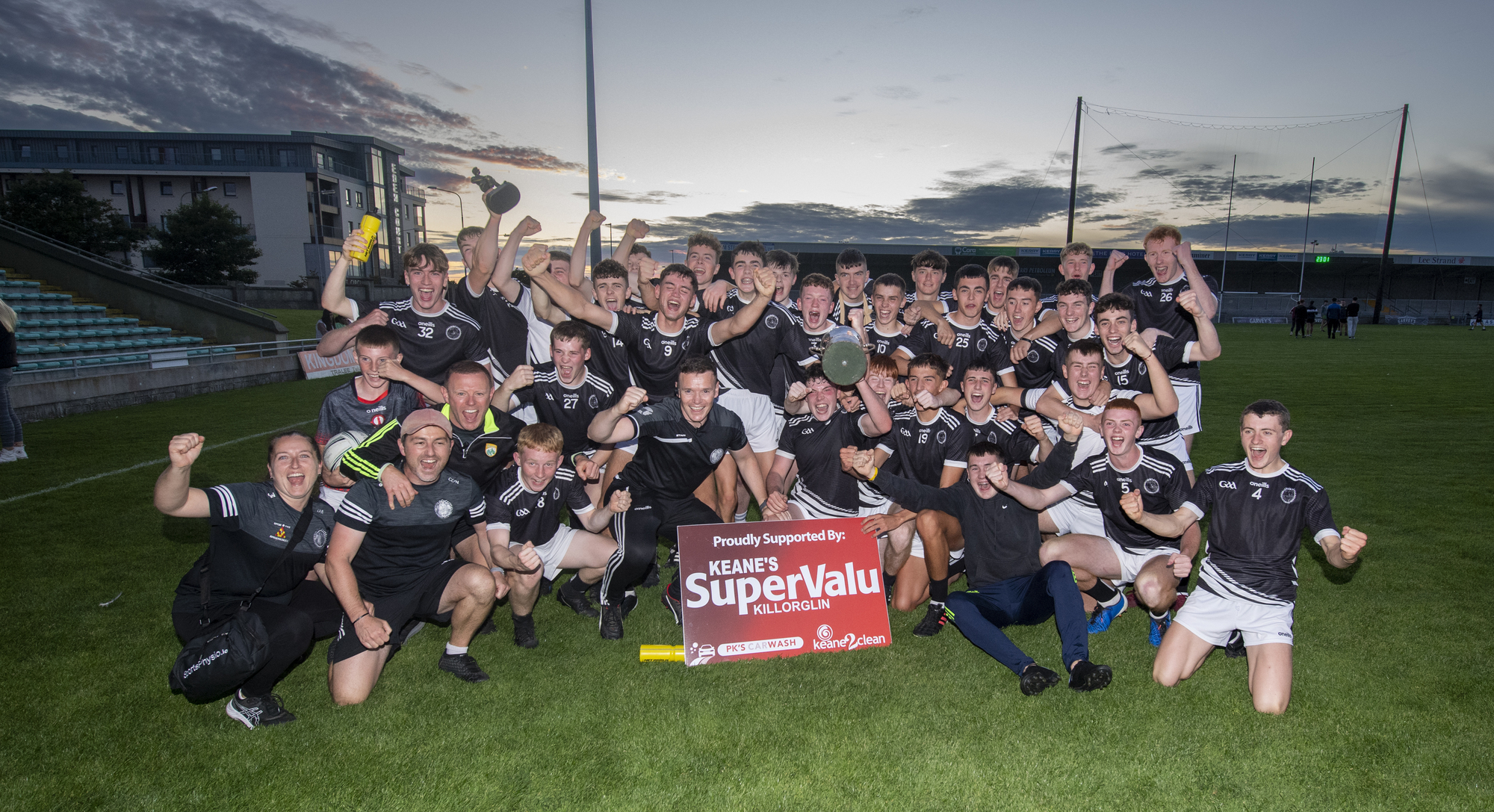 CHAMPIONS: North Kerry captain Eddie Healy pictured with the Cup after his team won the final played at Austin Stack Park. Pic: Domnick Walsh/Eye Focus Ltd.