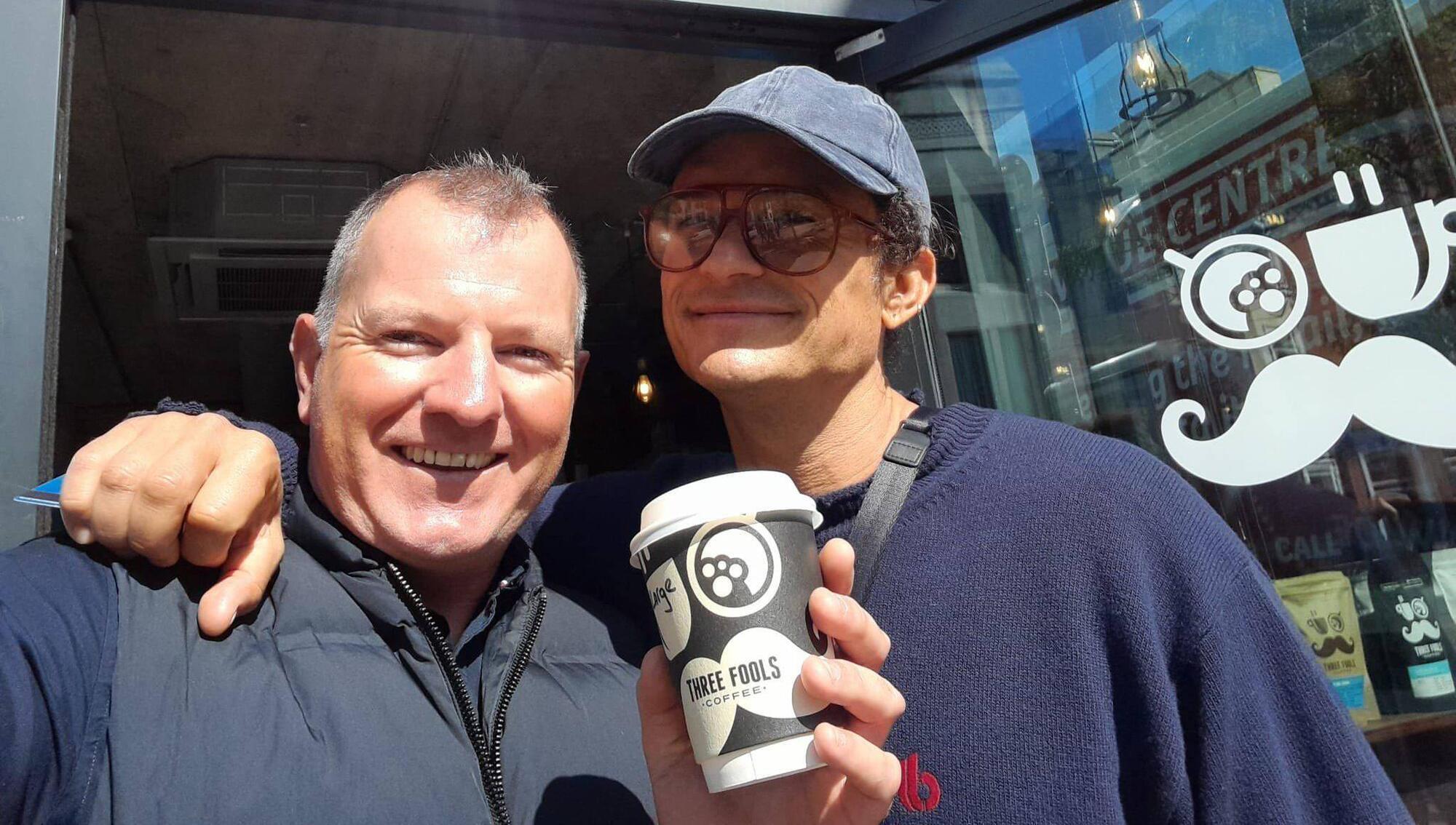 Orlando Bloom enjoys ‘best coffee he ever tasted’ on Cork city break with Katy Perry