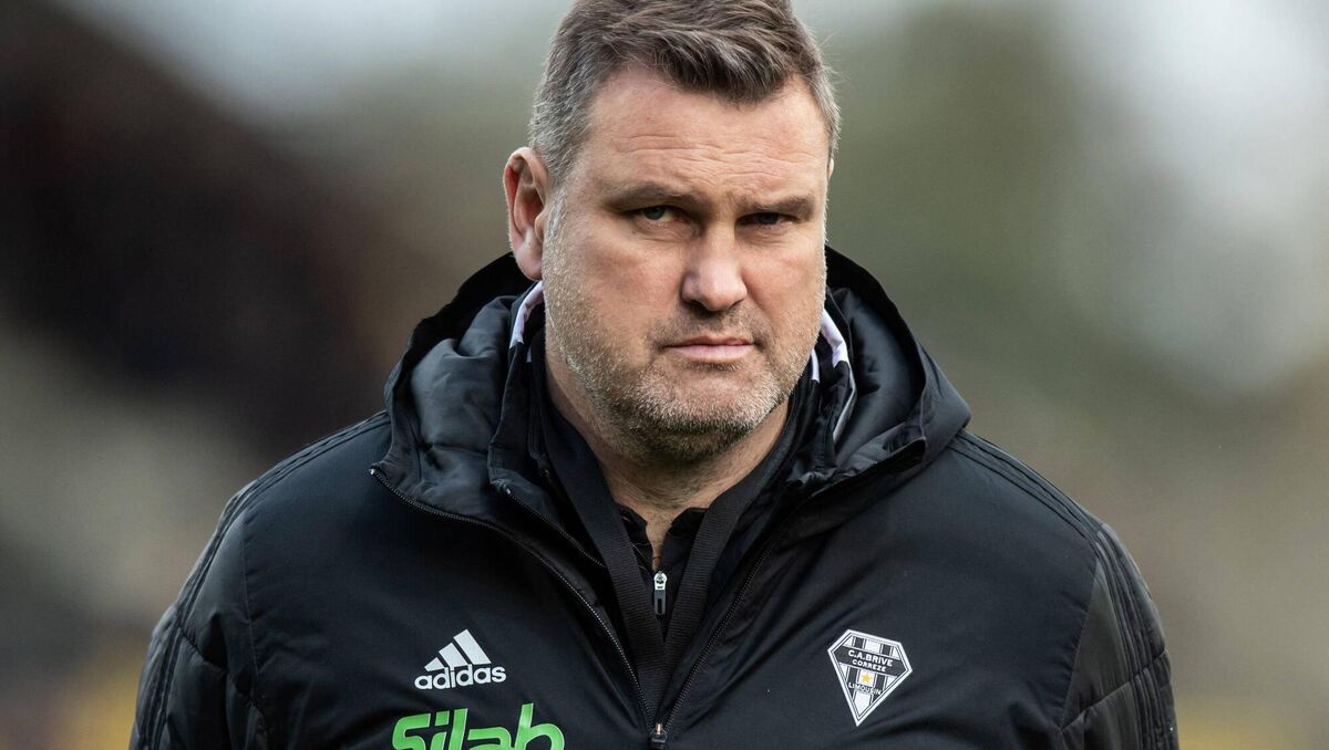 GAME FACE: Brive's Irish coach Jeremy Davidson. 