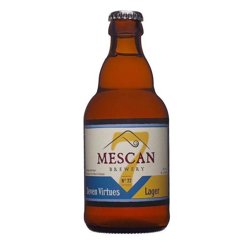 Mescan Seven Virtues Lager, 4.8%, 330ml - €3.59 Mescan Seven Virtues Lager, 4.8%, 330ml - €3.59