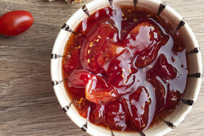 Tasty tomato jam