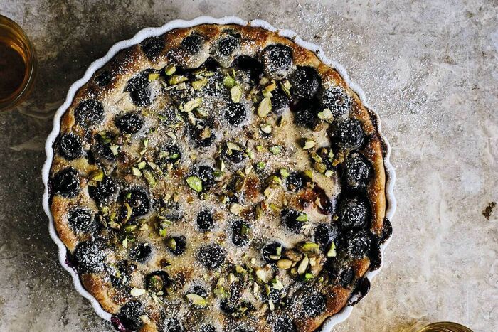 Plum or Damson Clafoutis