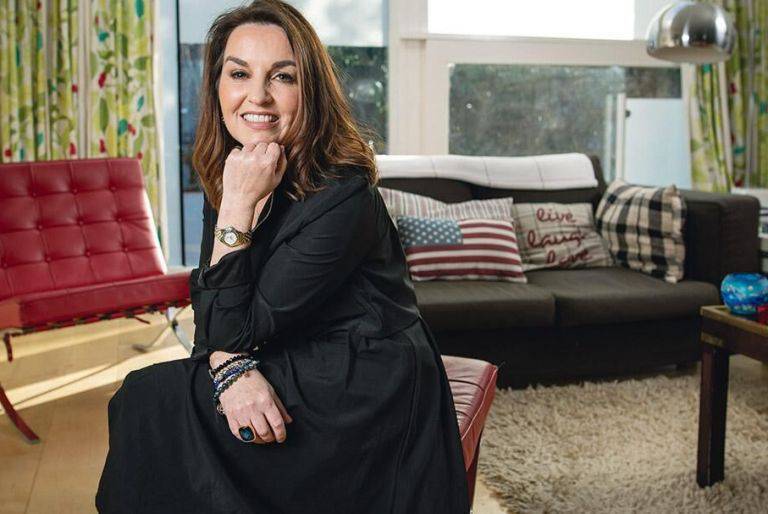 Liz O'Kane at home. She will present a new show for Virgin Media Television, How To Buy A Home.