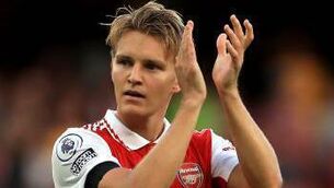 <p>LEADER: Martin Odegaard has impressed in the captain’s role. Pic: PA</p>
