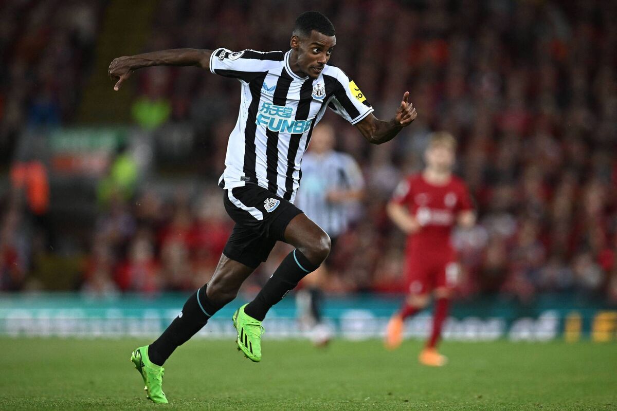 Newcastle United's Swedish striker Alexander Isak