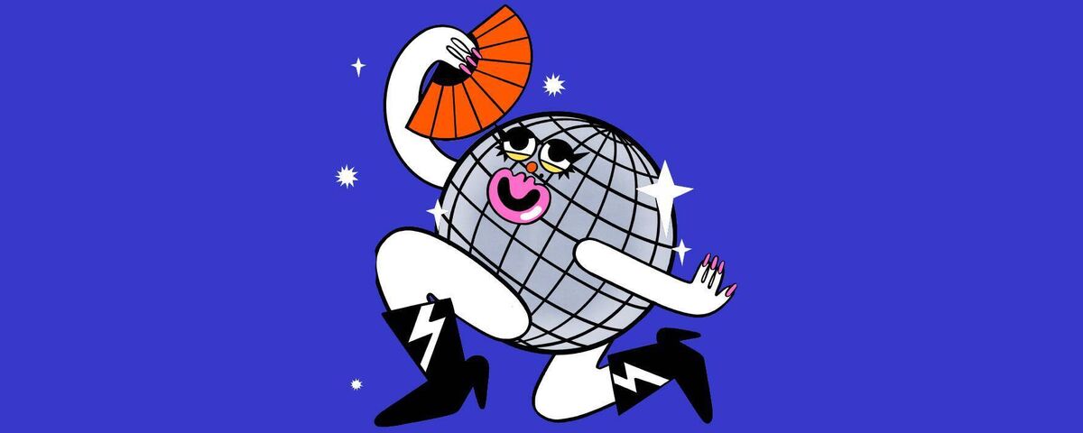 Jacky Sheridan's poster illustration for DJ Time of the Month in Lavery's Belfast