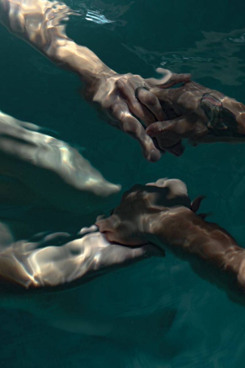 From Marion Bergin's sea swimming series of photographs.
