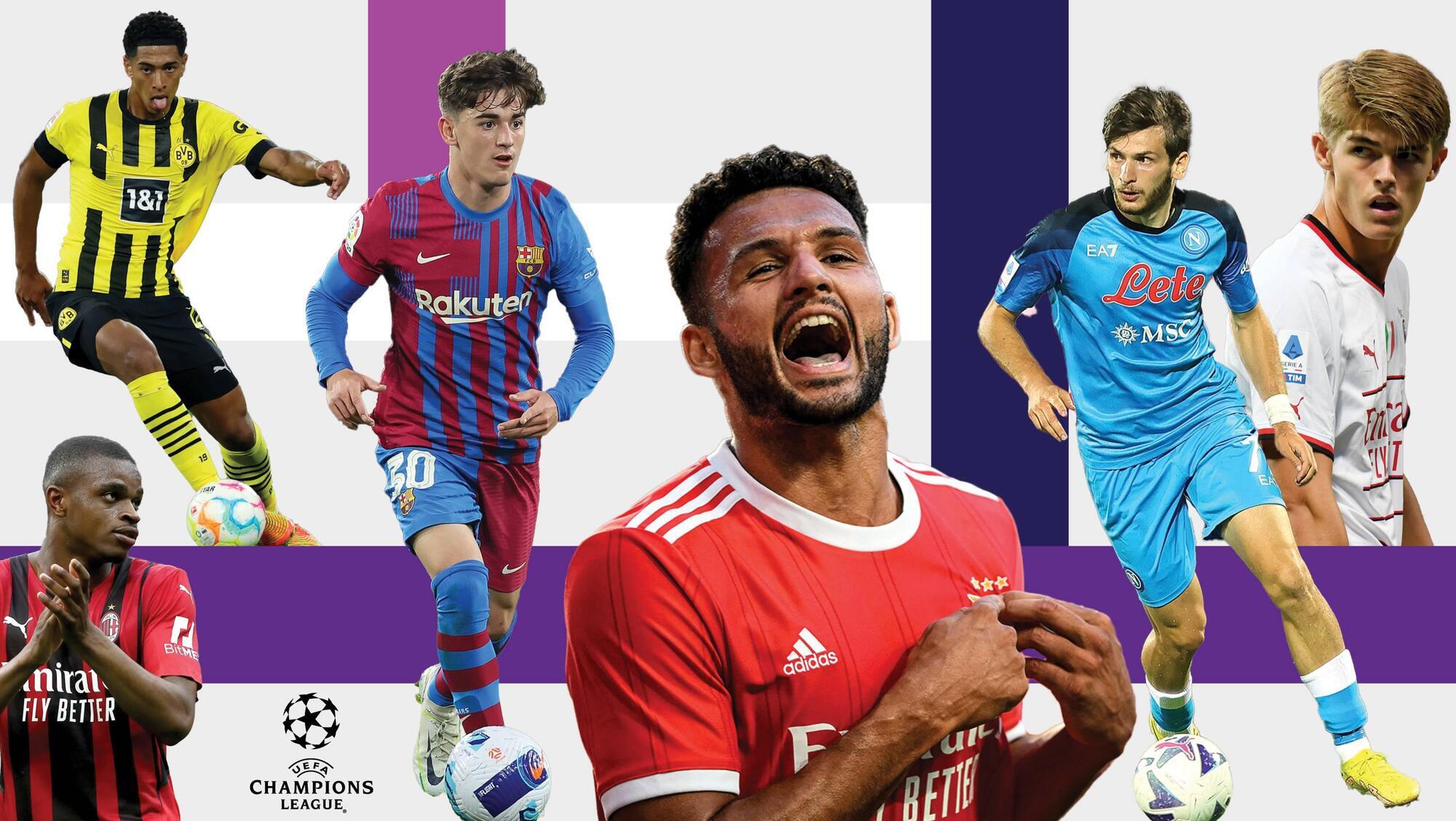 The rising stars to watch in this year's Champions League