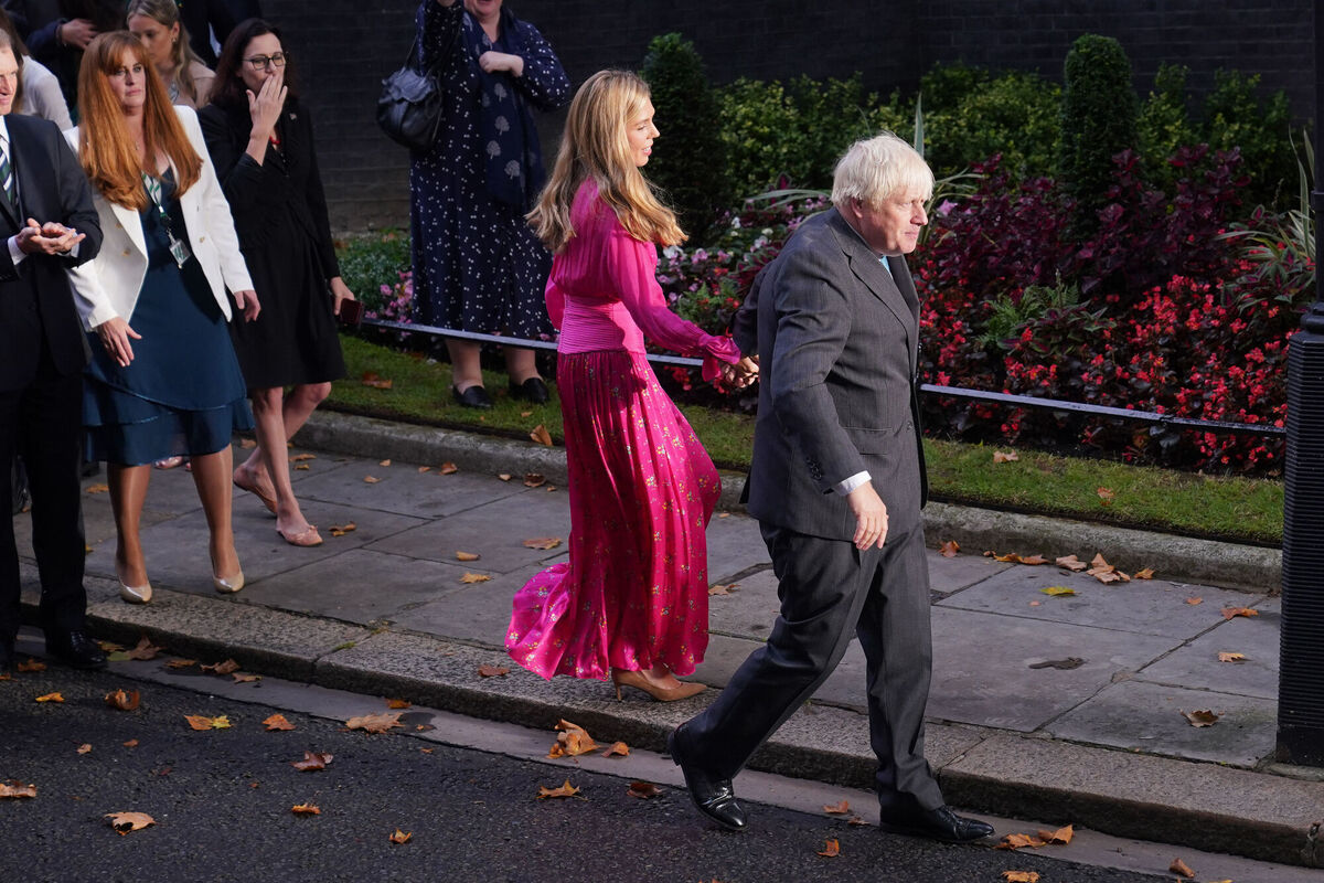Carrie Johnson and Boris Johnson leave Downing Street, London. Picture: Yui Mok/PA Wire Carrie Johnson and Boris Johnson leave Downing Street, London. Picture: Yui Mok/PA Wire