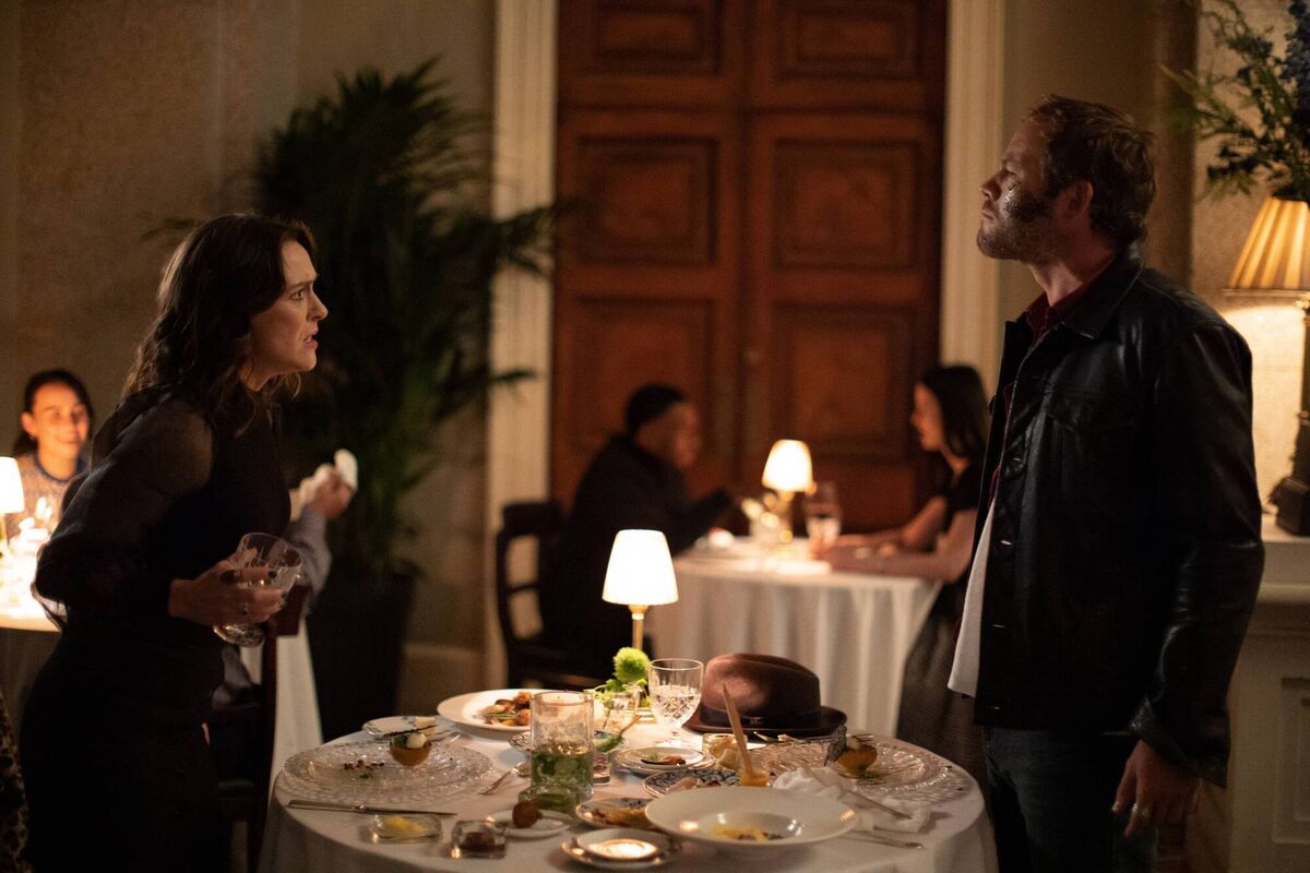 Moe Dunford with Roisín Gallagher in 'The Dry'