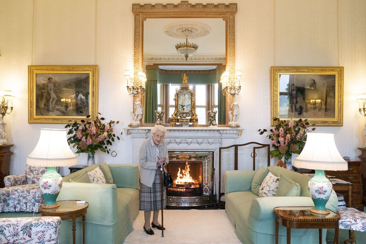 Queen Elizabeth II before meeting British prime minister Liz Truss earlier this week.
