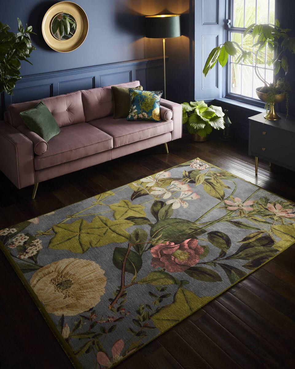 Harvey Norman's Passiflora Mineral Blush rug, from €220-€580.