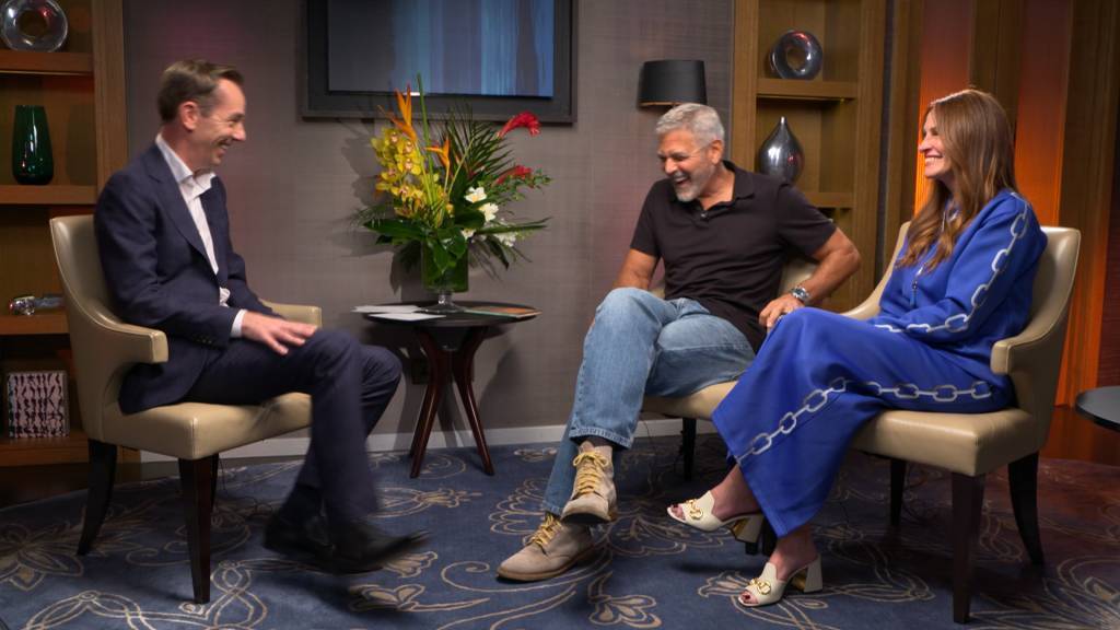 George Clooney and Julia Roberts tell Late Late Show about Irish family and film links