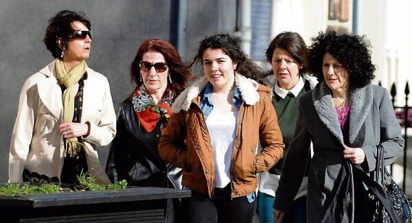 Members of Paud O'Leary's family