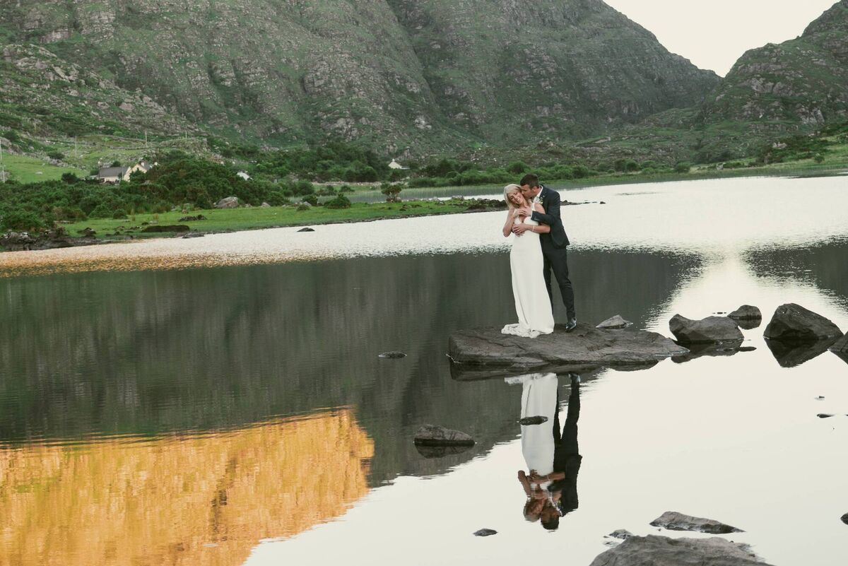Elena Fleming and Shane Doolan were married in an outdoor humanist ceremony