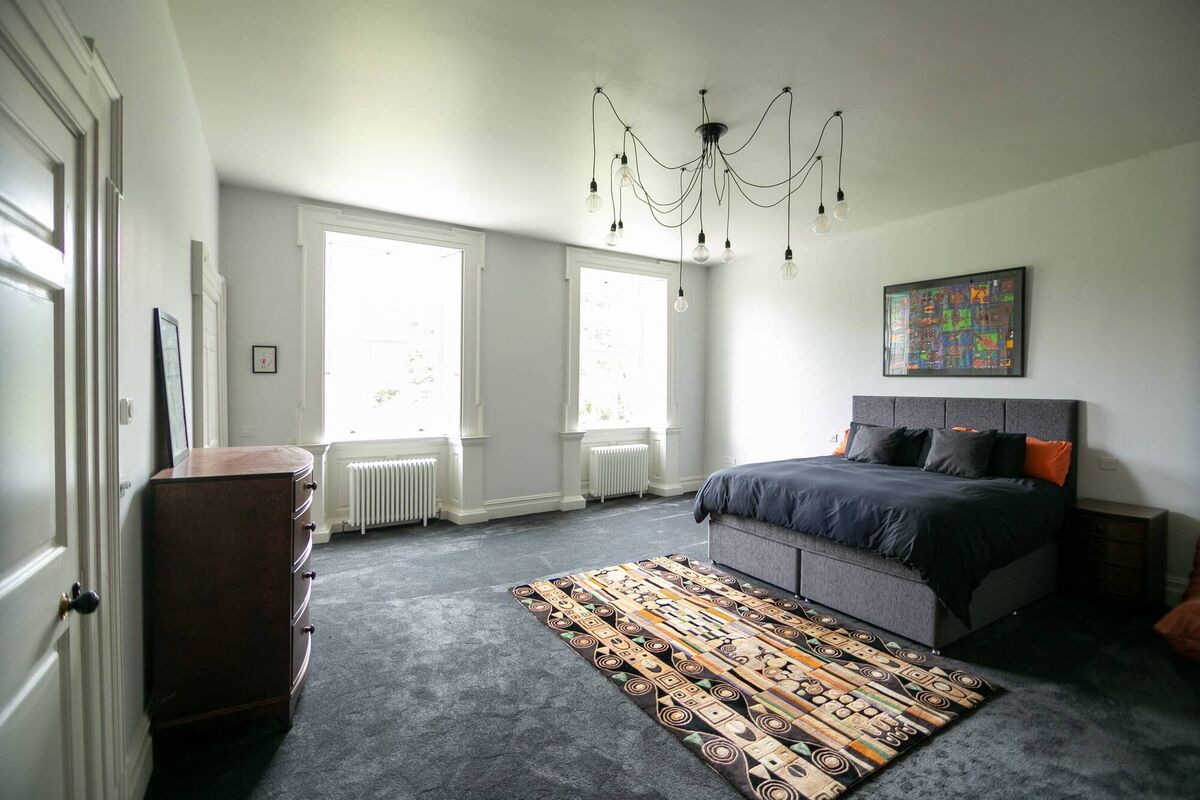 One of the eight en suite bedrooms
