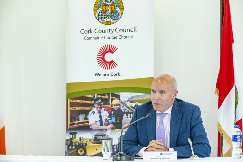 Council chief executive, Tim Lucey, said that the Cork economy depends on projects such as the Water Rock one. Picture: Brian Lougheeed