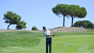 <p>BEATING THE BAD GUYS: Rory McIlroy practicing ahead of the Italian Open at the Marco Simone Golf and Country Club. Pic: Stuart Franklin/Getty Images</p>