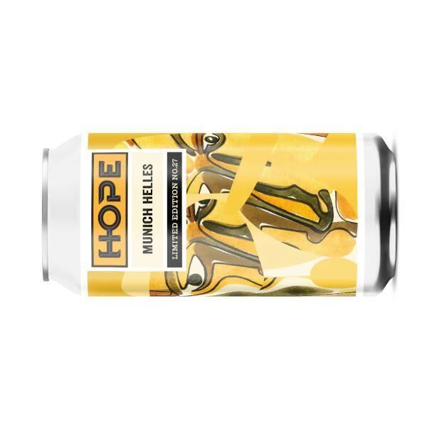 Hope Brewing Munich Helles, 5.3% ABV, 440ml