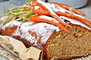 Carrot and apple loaf