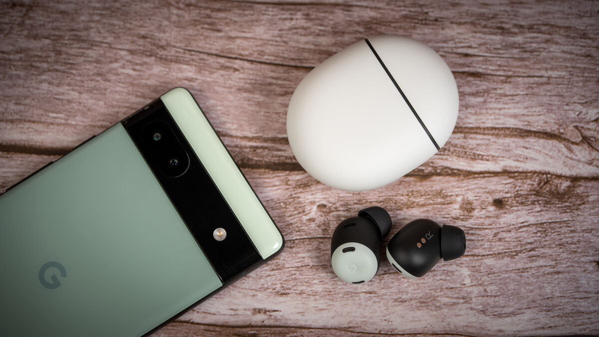 Google Pixel Buds Pro. Picture: Noel Campion.