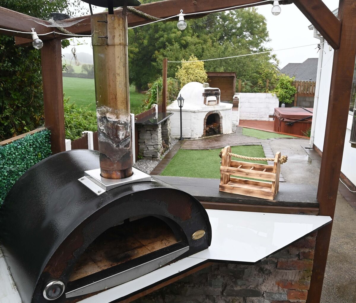 Owner's cabinetry skills are a hit in the garden