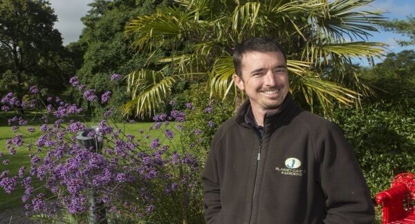 Head Gardener Adam Whitbourn at Blarney House and Gardens. Picture: Dan Linehan