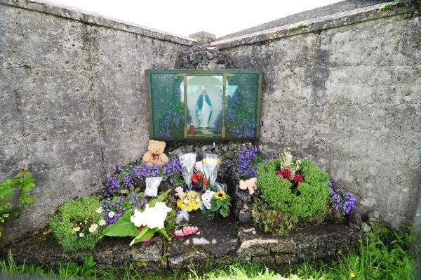 A memorial at St Mary’s mother-and-baby home, Tuam.