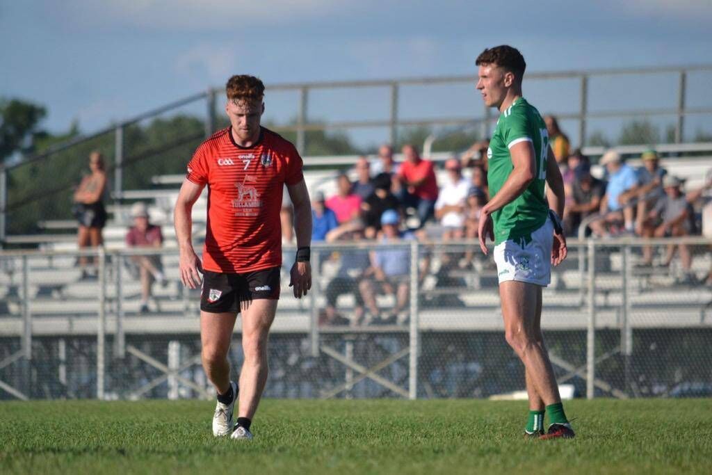 INTERCOUNTY RIVALS: Conor Meyler with Fionn McDonagh