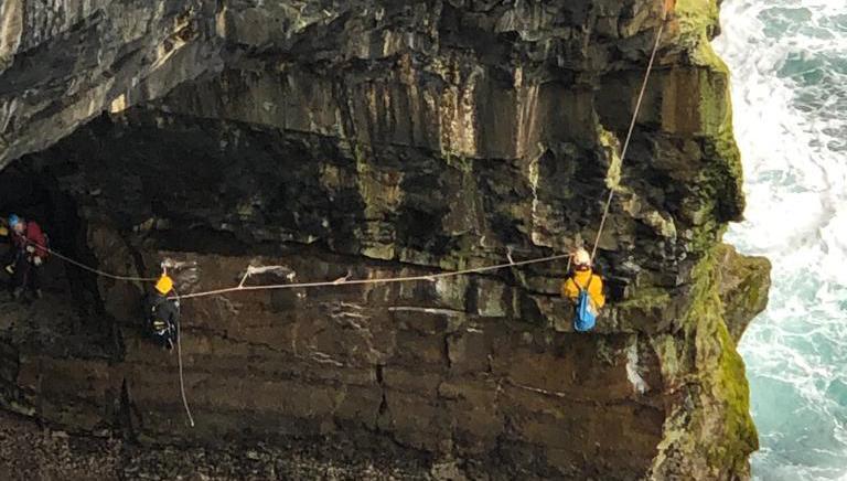 Man recovering in hospital after being trapped in Mayo sea cave for 22 hours