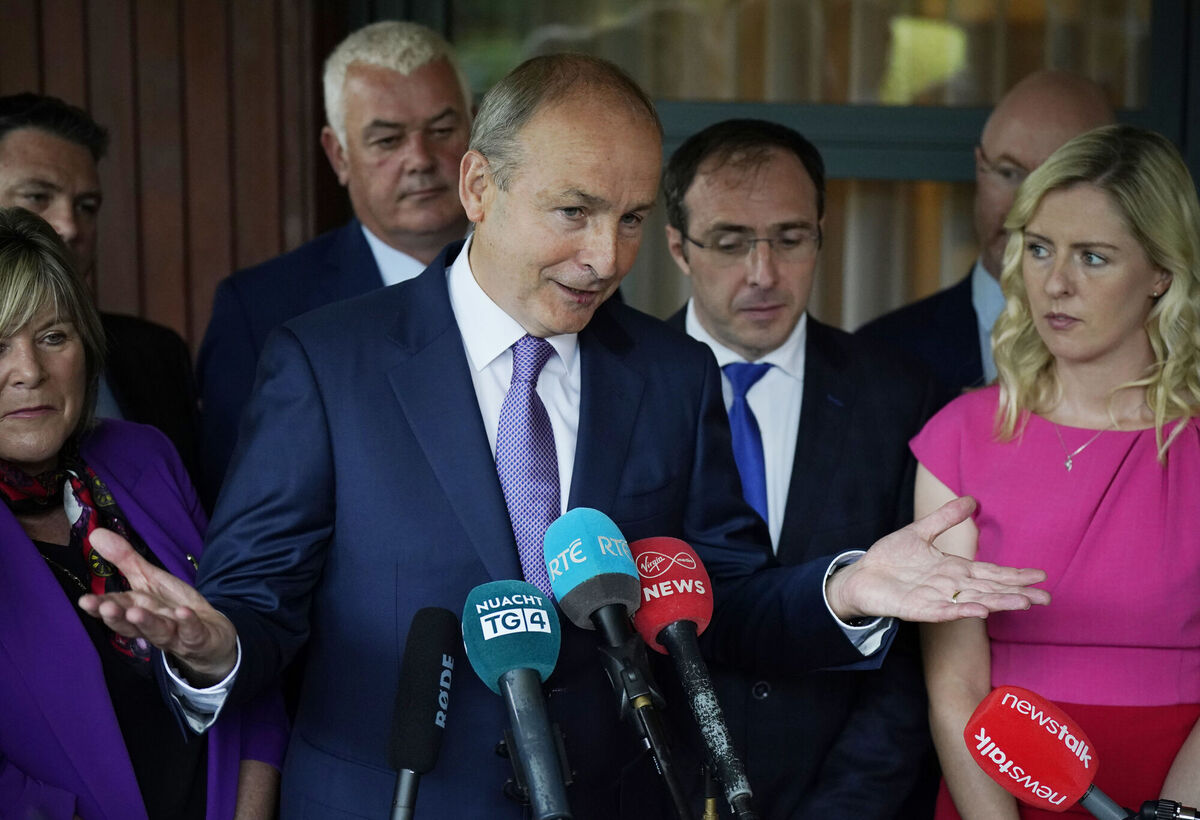 The Taoiseach told Ms McDonald that people get 'very anxious and worried' when politicians tell bare-faced lies. Picture: Niall Carson/PA Wire
