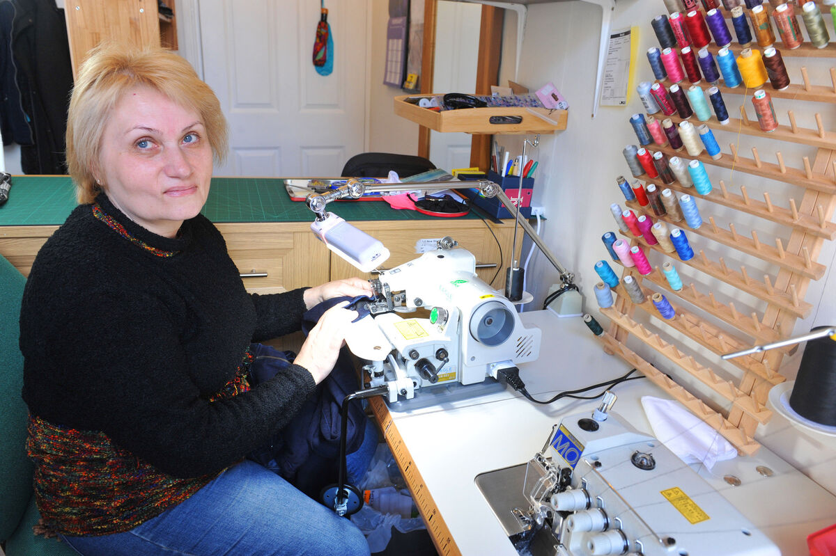 Olga Voytenko is a Russian seamstress living in Cork. Picture: Larry Cummins