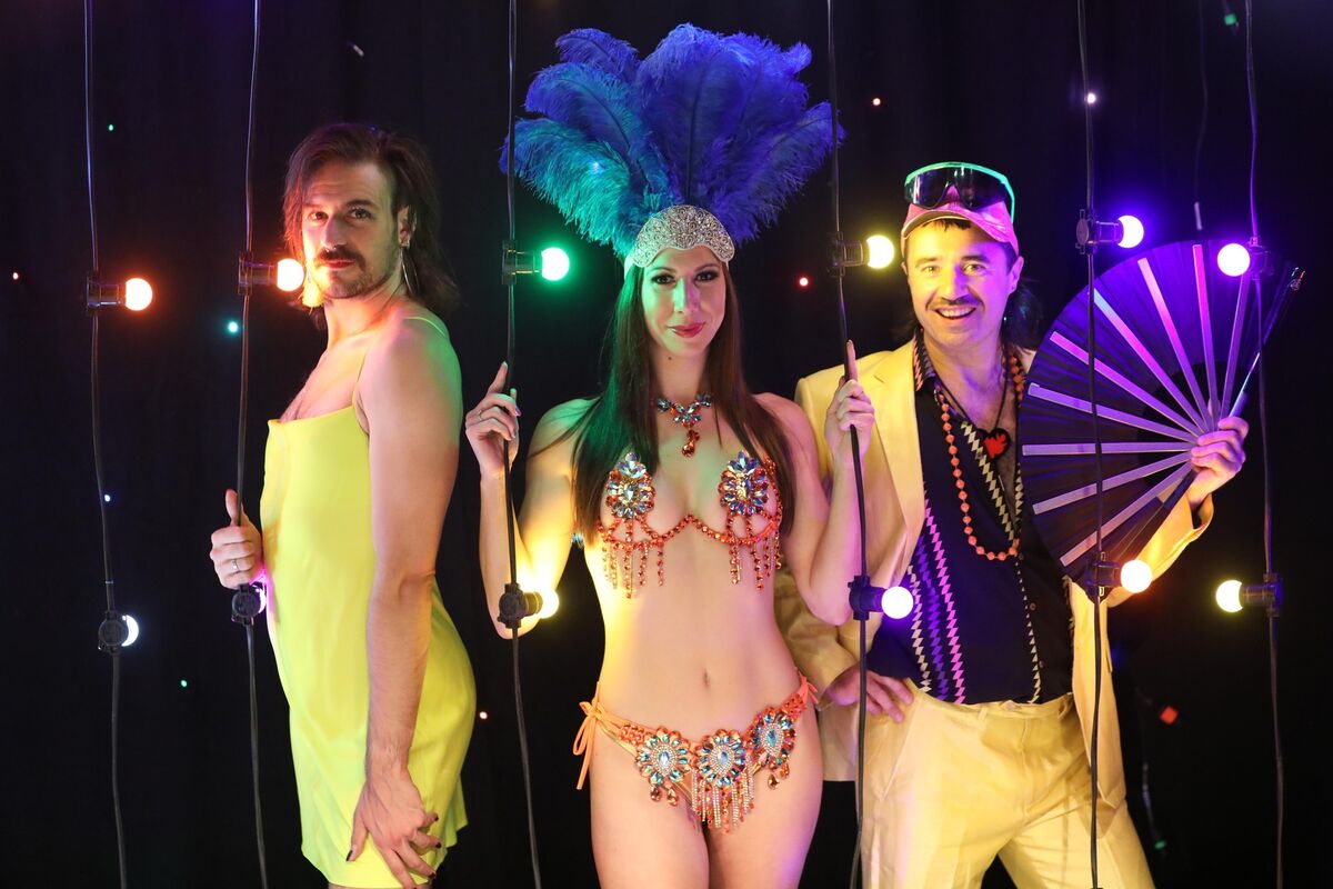 Culture Night 2022: Nick Nikolaou, Karen Dunn of Circus Factory Cork, and Cian Austin Jesus. Picture: Sasko Lazarov/Rollingnews.ie Culture Night 2022: Nick Nikolaou, Karen Dunn of Circus Factory Cork, and Cian Austin Jesus. Picture: Sasko Lazarov/Rollingnews.ie