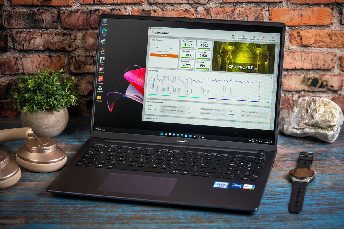 Huawei MateBook D16 features a 16-inch display. Picture: Noel Campion. Huawei MateBook D16 features a 16-inch display. Picture: Noel Campion.